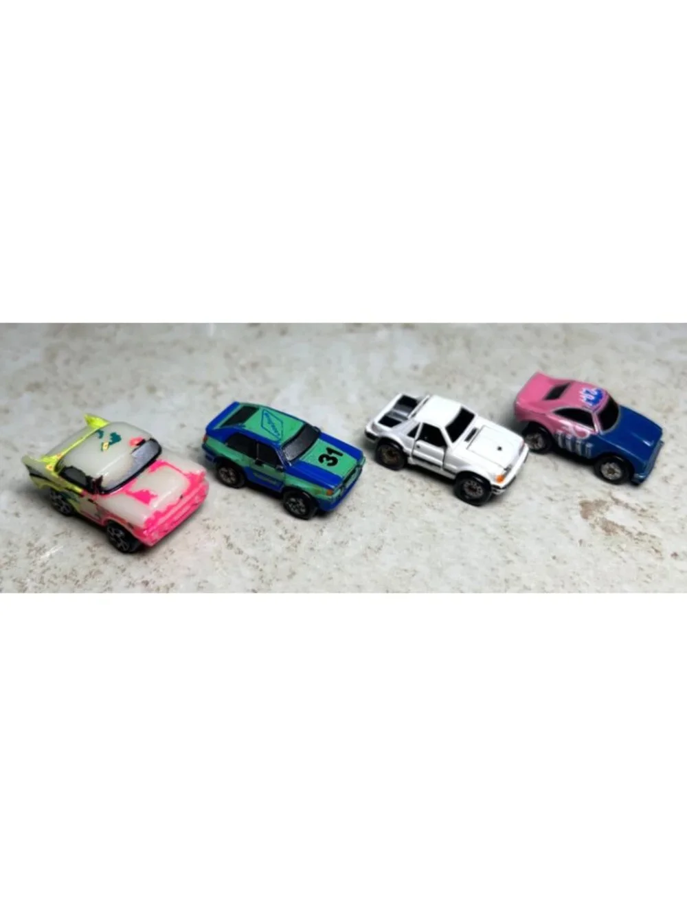 Vintage Galoob Micro Machines Road Champs Cars Trucks Lot of 21